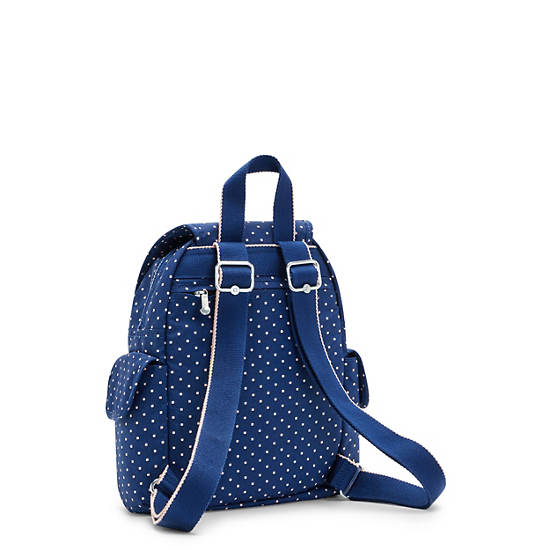 Kipling City Pack Mini Printed Backpack Rugzak Blauw | België 1193QM